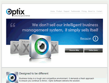 Tablet Screenshot of optix.co.uk